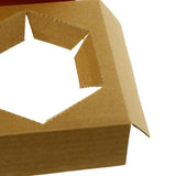 Max 1 PC Kraft Paper Gifts Bags Hand Bag Party Favor Supplies Portable Gift Box Small Red