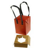 Max 1 PC Kraft Paper Gifts Bags Hand Bag Party Favor Supplies Portable Gift Box Small Red