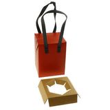 Max 1 PC Kraft Paper Gifts Bags Hand Bag Party Favor Supplies Portable Gift Box Small Red