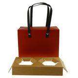 Max 1 PC Kraft Paper Gifts Bags Hand Bag Party Favor Supplies Portable Gift Box Large Red