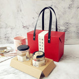 Max 1 PC Kraft Paper Gifts Bags Hand Bag Party Favor Supplies Portable Gift Box Large Red