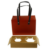 Max 1 PC Kraft Paper Gifts Bags Hand Bag Party Favor Supplies Portable Gift Box Large Red