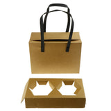1 PC Kraft Paper Gifts Bags Hand Bag Party Favor Supplies Portable Gift Box Large Khaki