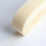 Maxbell 50 Yards Elastic Mesh Roll Dress Hat Hair Decor DIY Craft 5cm Milk yellow