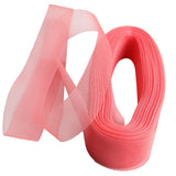 Maxbell 50 Yards 2 inch Wide Polyester Horsehair Braid Watermelon red