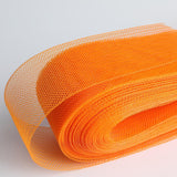 Maxbell 50 Yards 2 inch Wide Polyester Horsehair Braid Orange yellow