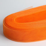 Maxbell 50 Yards 2 inch Wide Polyester Horsehair Braid Orange yellow