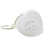 Maxbell Heart Shaped Tape Measure Keychain For Creative Gift Wedding Party Favor Pink