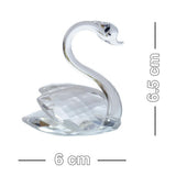 Maxbell Romantic Clear Crystal Rhinestone Swan in Packing Box Wedding Party Favor