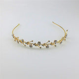 Max Rhinestone Wedding Tiara Bridal Headband Queen Tiara Princess Crow Gold