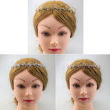 Max Rhinestone Wedding Tiara Bridal Headband Queen Tiara Princess Crow Gold