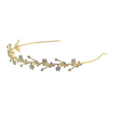 Max Rhinestone Wedding Tiara Bridal Headband Queen Tiara Princess Crow Gold