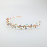 Max Rhinestone Wedding Tiara Bridal Headband Queen Tiara Princess Crow Rose Gold