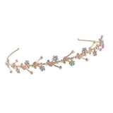 Max Rhinestone Wedding Tiara Bridal Headband Queen Tiara Princess Crow Rose Gold