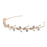 Max Rhinestone Wedding Tiara Bridal Headband Queen Tiara Princess Crow Rose Gold
