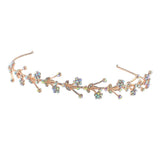 Max Rhinestone Wedding Tiara Bridal Headband Queen Tiara Princess Crow Rose Gold