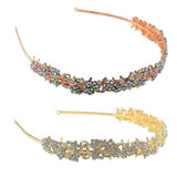 Max Rhinestone Wedding Tiara Bridal Headband Queen Tiara Crown Rose Gold