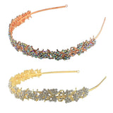 Max Rhinestone Wedding Tiara Bridal Headband Queen Tiara Crown Rose Gold