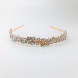 Max Rhinestone Wedding Tiara Bridal Headband Queen Tiara Crown Rose Gold