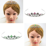 Max Bridal Rhinestone Tiara Crown Queen Hair Accessories Pink