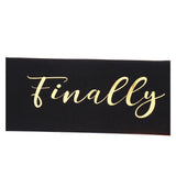 Max Plain Satin Sash Finally Twenty one Glitter Foil Stamped Letter Decor Black