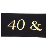 Max Birthday Anniversary Party Shoulder Strap Fancy Dress 40 years old Black