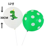 Max 10PCS Latex Dinosaur Balloon Party Wedding Decor 5 dinosaurs 5 Green sequins