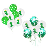 Max 10PCS Latex Dinosaur Balloon Party Wedding Decor 5 dinosaurs 5 Green sequins