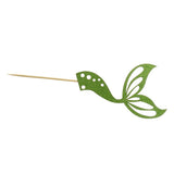 Max 5pcs Novelty Mermaid Tail Flashing Birthday Cake Topper - Baby Shower Green