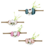 Max Baby Girl's Headbands for Newborn Infant Toddler Hairbands for Photograph Deep green