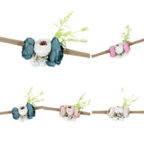 Max Baby Girl's Headbands for Newborn Infant Toddler Hairbands for Photograph Deep green