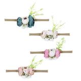 Max Baby Girl's Headbands for Newborn Infant Toddler Hairbands for Photograph Deep green