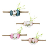 Max Baby Girl's Headbands for Newborn Infant Toddler Hairbands for Photograph Deep green
