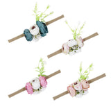 Max Baby Girl's Headbands for Newborn Infant Toddler Hairbands for Photograph Deep green