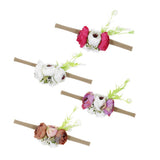 Max Baby Flower Floral Headband Toddler Hairband Hair Bows Accessories A