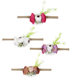 Max Baby Flower Floral Headband Toddler Hairband Hair Bows Accessories A