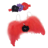 Max Handmade Newborn Baby Headband Baby Shower Photo Prop Hairband Red