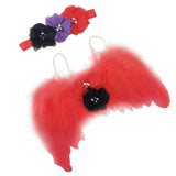 Max Handmade Newborn Baby Headband Baby Shower Photo Prop Hairband Red