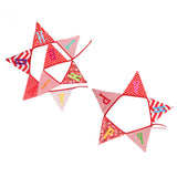Max Happy Birthday Bunting Banner Pennant Hanging Garland Photo Prop Red