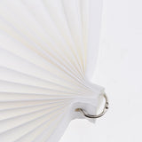 Max Various Size Paper Folding Hand Fans White Wedding & Party Favors  50cm