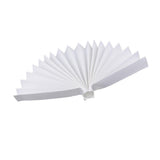 Max Various Size Paper Folding Hand Fans White Wedding & Party Favors  50cm