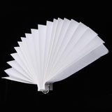 Max Various Size Paper Folding Hand Fan White Wedding & Party Favors  60cm