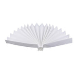 Max Various Size Paper Folding Hand Fan White Wedding & Party Favors  60cm