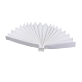 Max Various Size Paper Folding Hand Fan White Wedding & Party Favors  70cm
