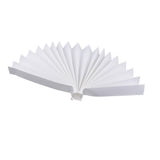 Max Various Size Paper Folding Hand Fan White Wedding & Party Favors  80cm