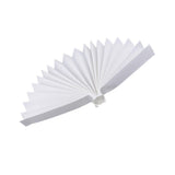 Max Various Size Paper Folding Hand Fan White Wedding & Party Favors  80cm