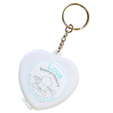 Max Heart Shaped Tape Measure Keychain For Creative Gift Wedding Party Favor Blue