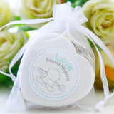 Max Heart Shaped Tape Measure Keychain For Creative Gift Wedding Party Favor Blue