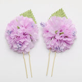 Max 3Pcs/Set Bridal Flower Hairpin Hair Ornament Headwear Jewelry Lavender