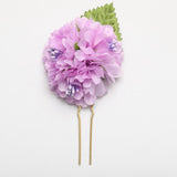 Max 3Pcs/Set Bridal Flower Hairpin Hair Ornament Headwear Jewelry Lavender